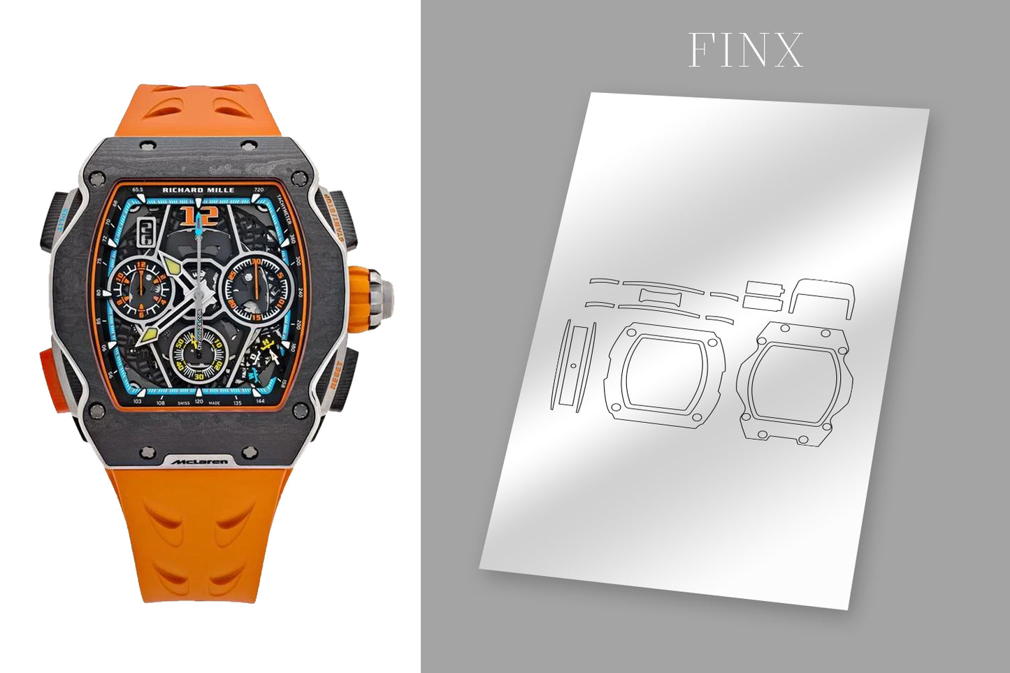Richard Mille RM 65-01 CA TI McLaren W1 Protective Kit