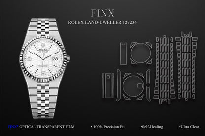 Rolex Land-Dweller 36mm 127234 Protection Film | Invisible Watch Protection | FINX protection film by FINX