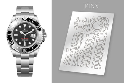 ชุดฟิล์มกันรอย Rolex Sea Dweller 126660 (43 มม.) 