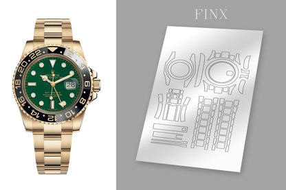 Rolex GMT-Master II Yellow Gold Green Dial 116718LN Protection Kit