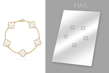 Alhambra วินเทจ 5 ลาย VCARA41800 ชุดฟิล์มกันรอย