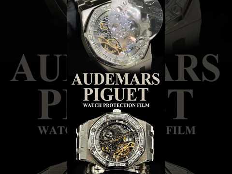 Audemars Piguet Royal Oak 15412BC.ZZ.1220BC.01 Watch Protection Film – FINX protection film installation video