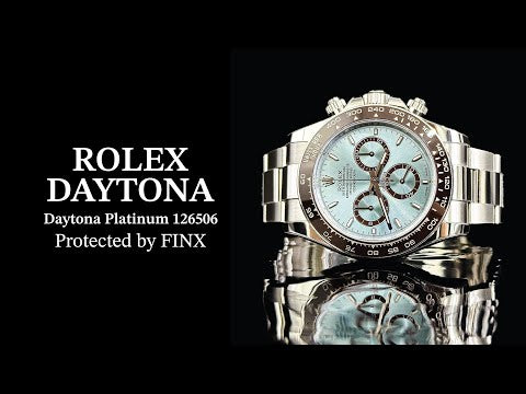 Rolex Daytona (Platinum) 126506 Watch Protection Film – FINX protection film installation video