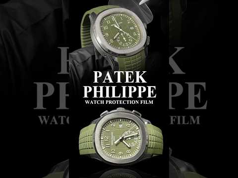 Patek Philippe Aquanaut 5968G-010 Watch Protection Film – FINX protection film installation video