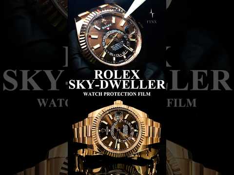 Rolex Sky-Dweller 336938 (42mm) Watch Protection Film – FINX protection film installation video