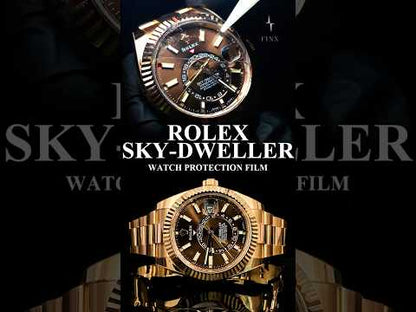 Rolex Sky-Dweller 336938 (42mm) Watch Protection Film – FINX protection film installation video