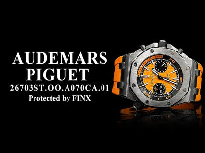 Audemars Piguet Royal Oak Offshore Diver Chronograph 26703ST Watch Protection Film – FINX protection film installation video