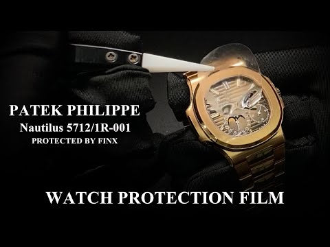 Patek Philippe Nautilus 5712 watch protection film by FINX