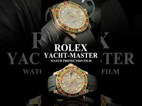 Rolex Yacht-Master 116695SATS Watch Protection Film – FINX protection film installation video