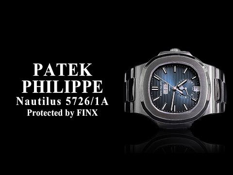 Patek Philippe Nautilus 5726/1A protection film
FINX protection film for Nautilus 5726
Luxury watch protection film Nautilus
Nautilus 5726 watch protection film