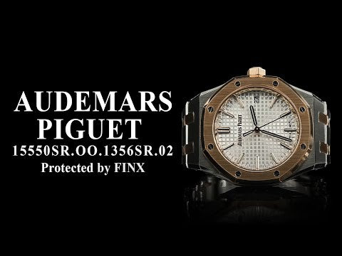Audemars Piguet Royal Oak Selfwinding 15550SR.OO.1356SR.02 Watch Protection Film – FINX protection film installation video