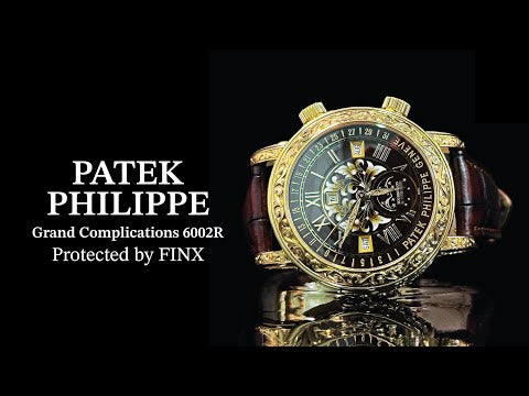 Patek Philippe Grand Complications 6002R Watch Protection Film – FINX protection film installation video
