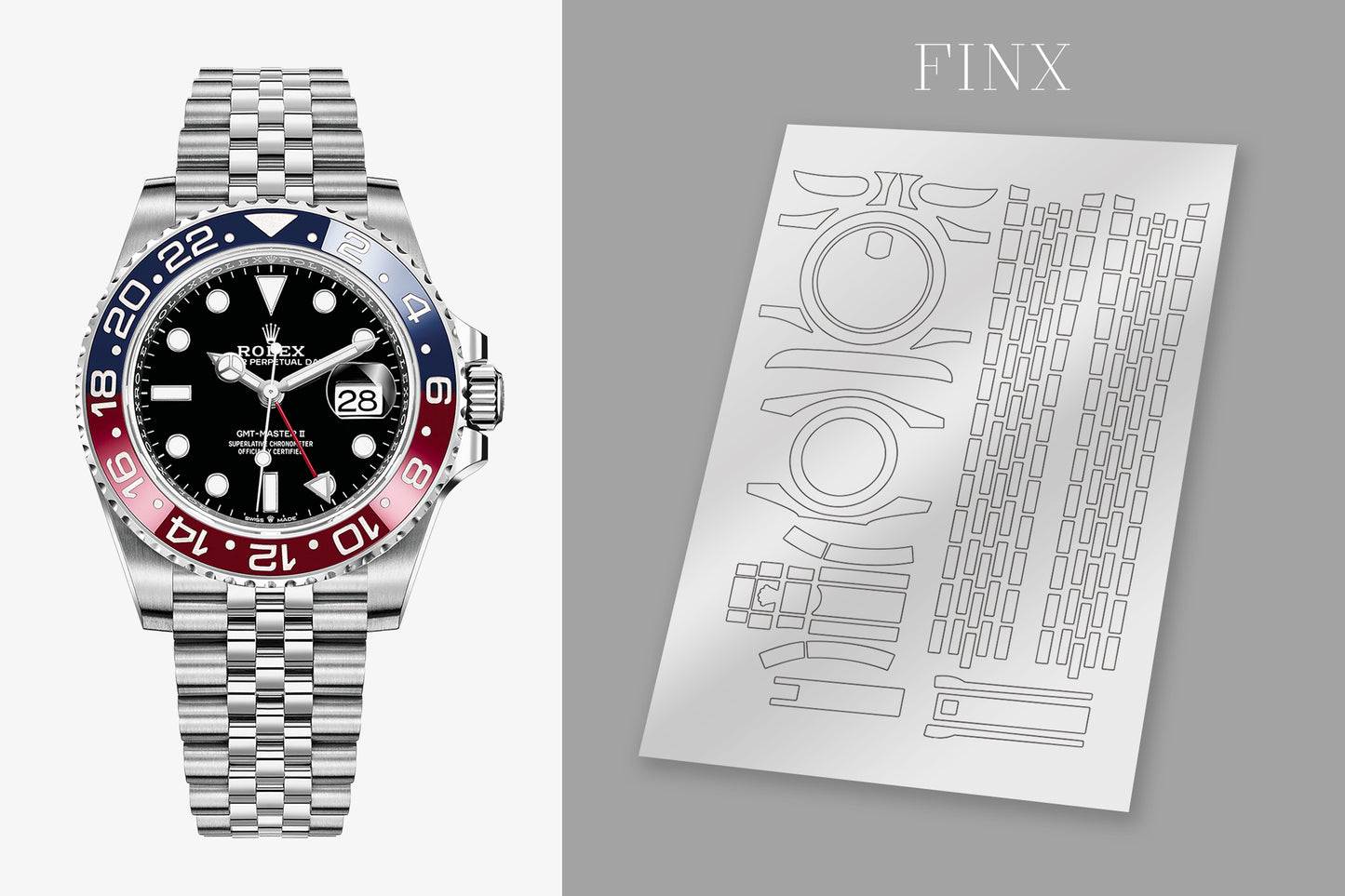 Rolex GMT Master II (Jubilee) 126710  Protection Kit