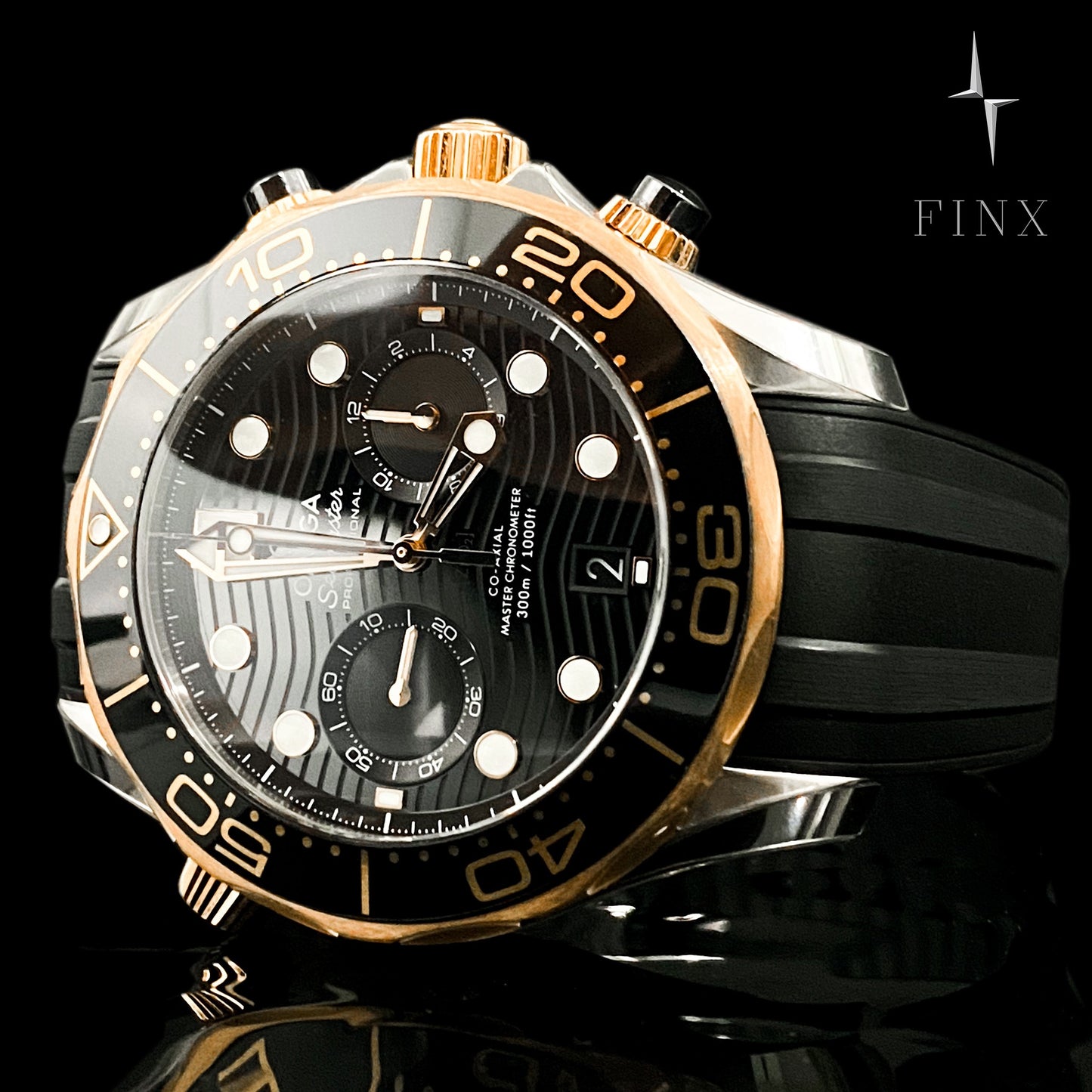 Omega Seamaster Diver 300M Co-Axial Master Chronometer Chronograph 210.22.44.51.01.001 Protection Kit